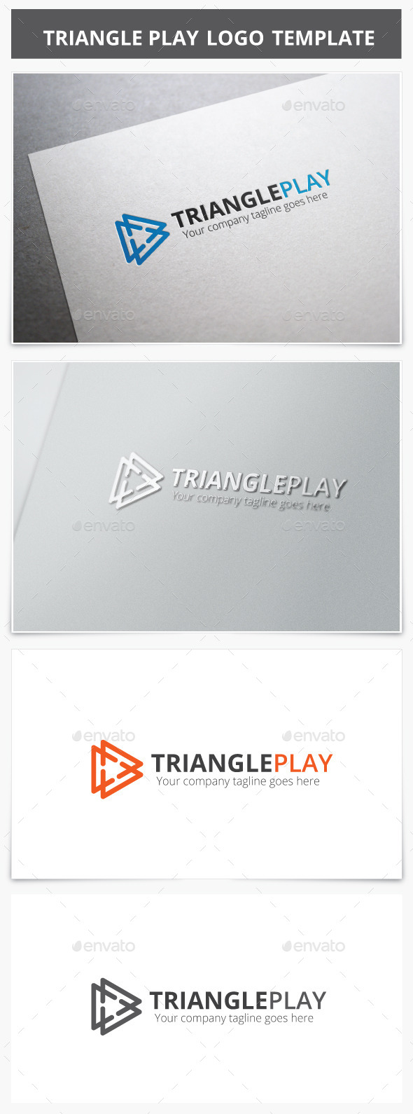 GraphicRiver Triangle Play Logo 9197292 GraphicRiver Triangle Play Logo 9197292