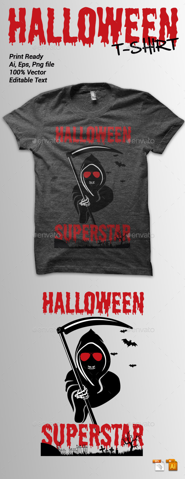 Halloween Superstar Tshirt Halloween Superstar Tshirt