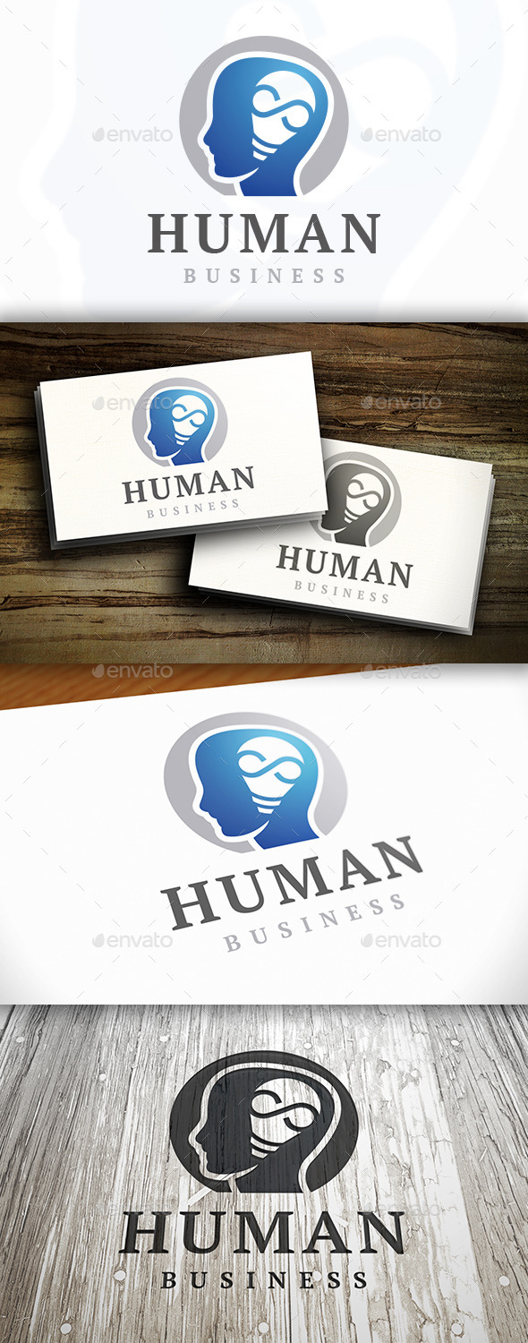 GraphicRiver Human Idea Logo 9198085 GraphicRiver Human Idea Logo 9198085