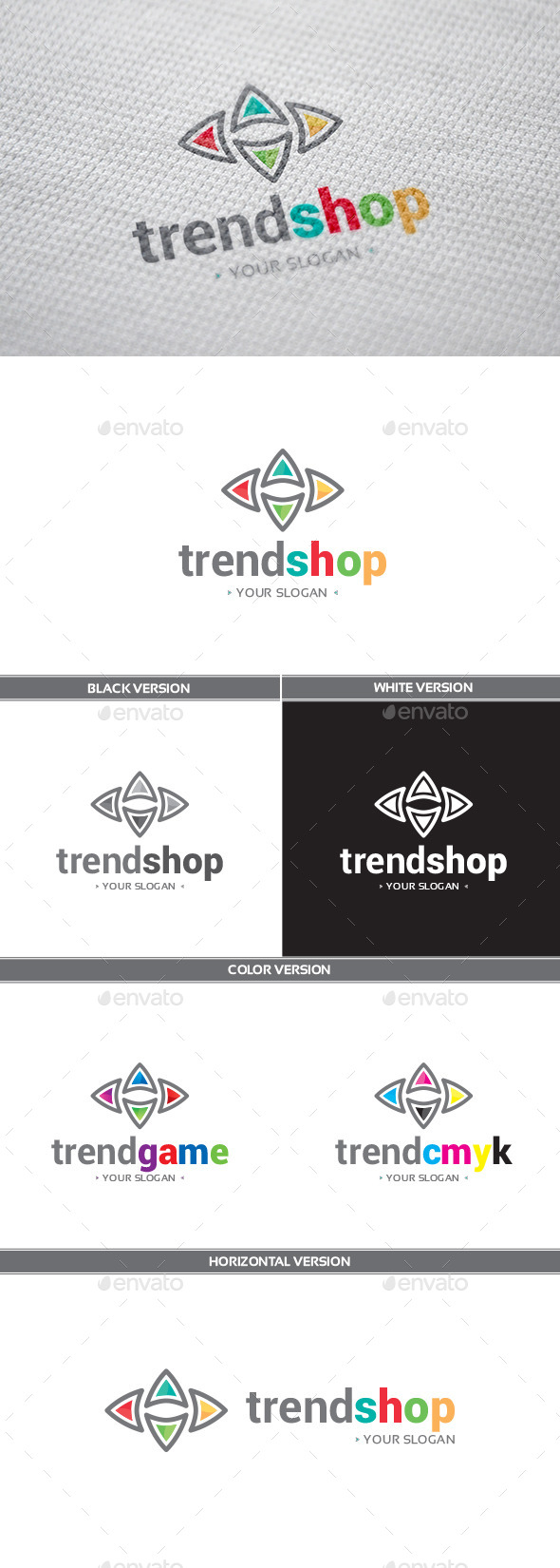 GraphicRiver TrendShop Logo 9198427 GraphicRiver TrendShop Logo 9198427