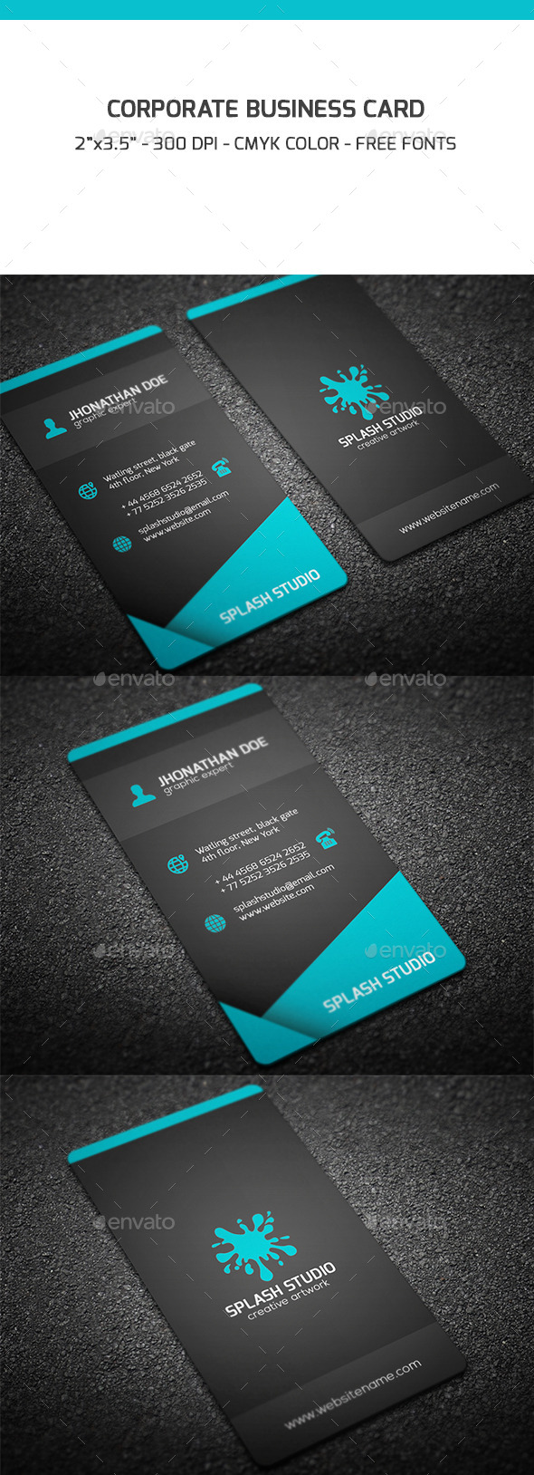 GraphicRiver Corporate Business Card 9199244 GraphicRiver Corporate Business Card 9199244