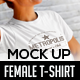 Female T-Shirt Mock Up  - GraphicRiver Item for Sale