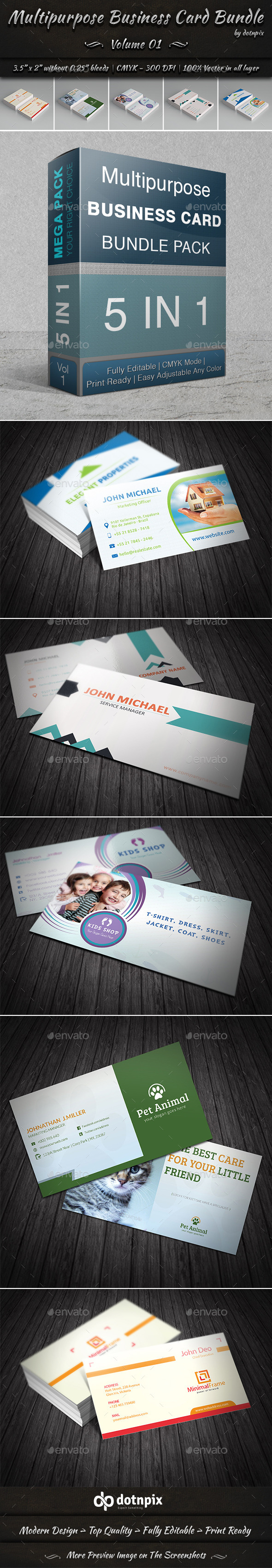 GraphicRiver Multipurpose Business Card Bundle Volume 1 9199333 GraphicRiver Multipurpose Business Card Bundle Volume 1 9199333