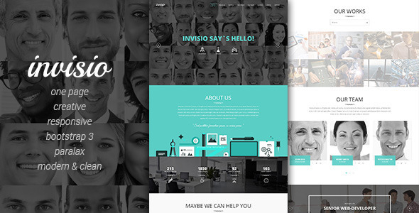 ThemeForest Invisio Business Creative Onepage Template 9164787 ThemeForest Invisio Business Creative Onepage Template 9164787