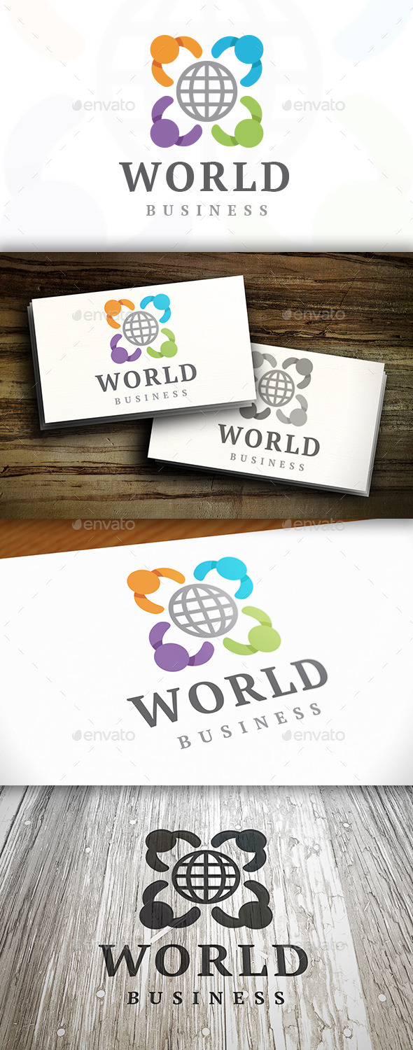 Kids World Logo Template