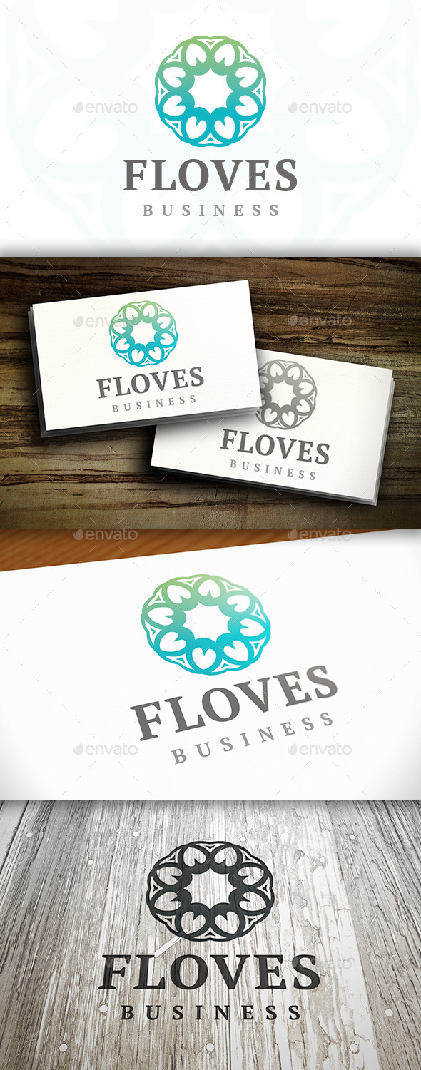 GraphicRiver Elegant Flower Logo 9201311 GraphicRiver Elegant Flower Logo 9201311