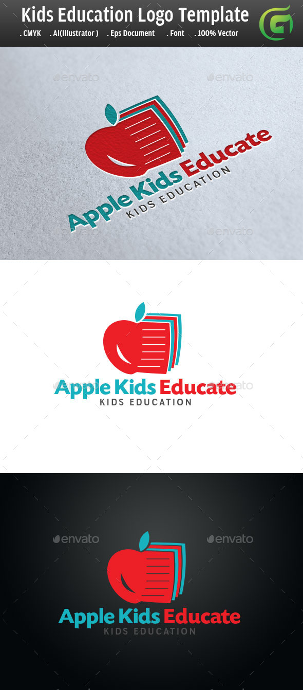 GraphicRiver Kids Education Logo 9201432 GraphicRiver Kids Education Logo 9201432