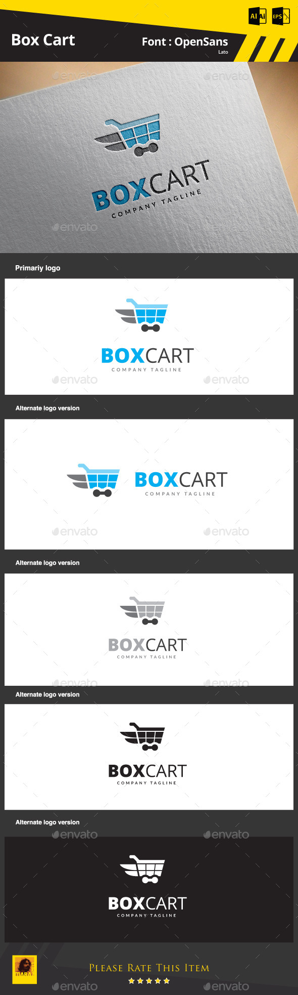 GraphicRiver Box Cart 9183251 GraphicRiver Box Cart 9183251