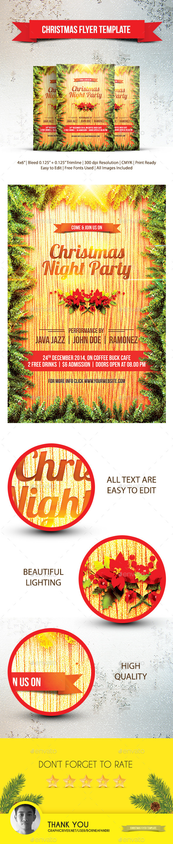 GraphicRiver Christmas Flyer 9166366 GraphicRiver Christmas Flyer 9166366
