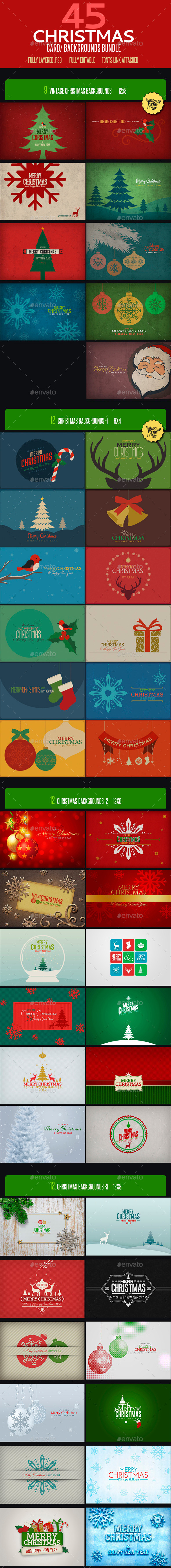GraphicRiver Christmas Card Backgrounds Bundle 9202096 GraphicRiver Christmas Card Backgrounds Bundle 9202096