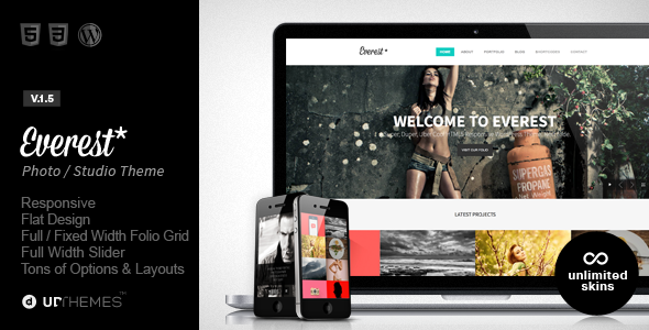 Everest - Responsive Portfolio WordPress Theme