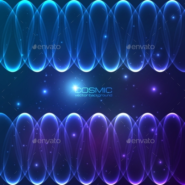 Abstract Shining Lines Cosmic Background Abstract Shining Lines Cosmic Background
