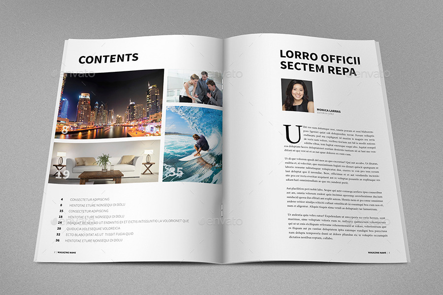 Minimal Multipurpose Magazine by meenom | GraphicRiver