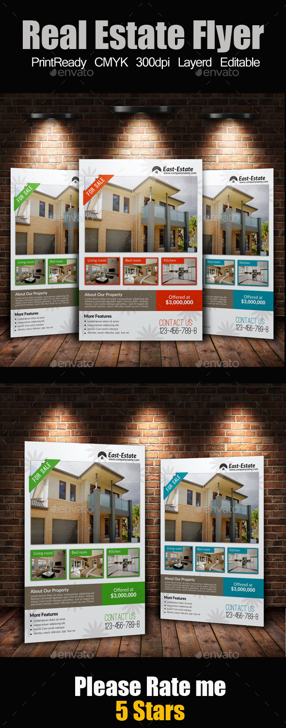 GraphicRiver A4 Real Estate Flyer 9168918 GraphicRiver A4 Real Estate Flyer 9168918
