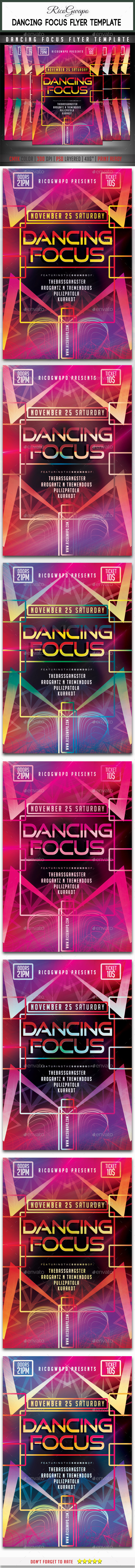 Dancing Focus Flyer Template (Flyers)