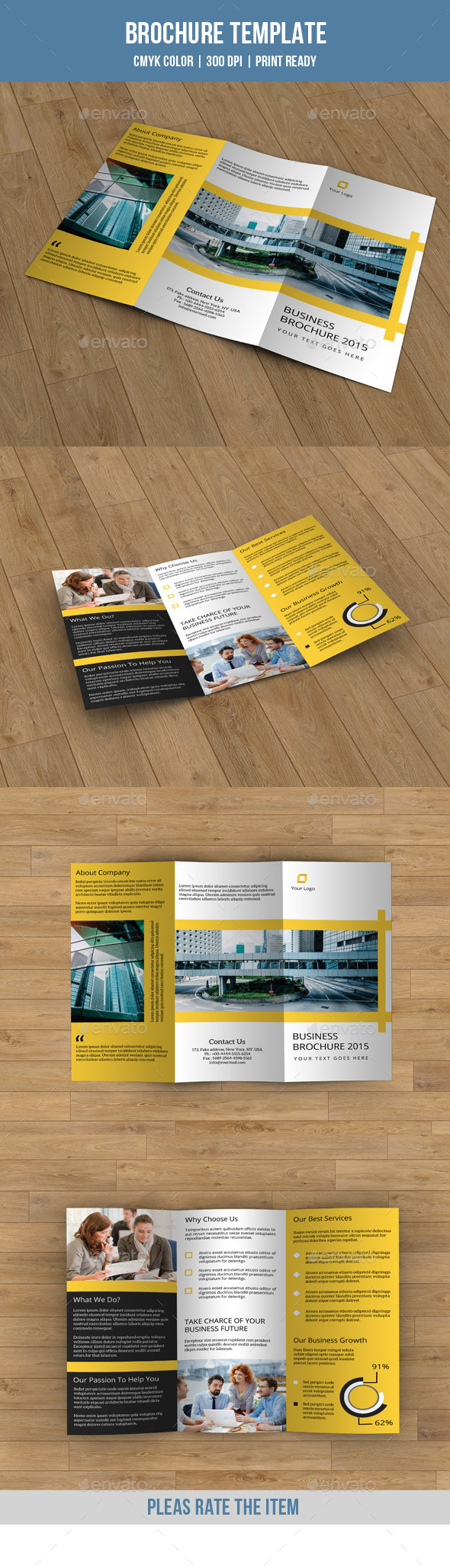 Trifold Business Brochure-V175 (Corporate)