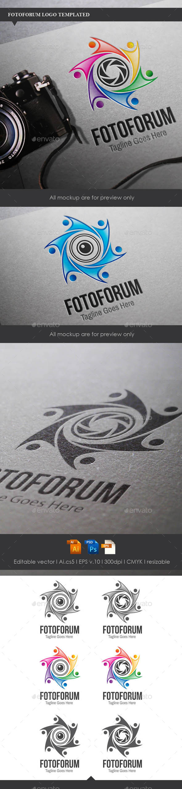 Fotoforum Logo Template (Symbols)