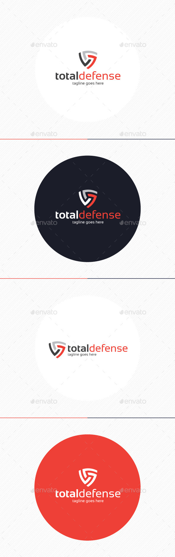 GraphicRiver Total Defense Logo 9208332 GraphicRiver Total Defense Logo 9208332
