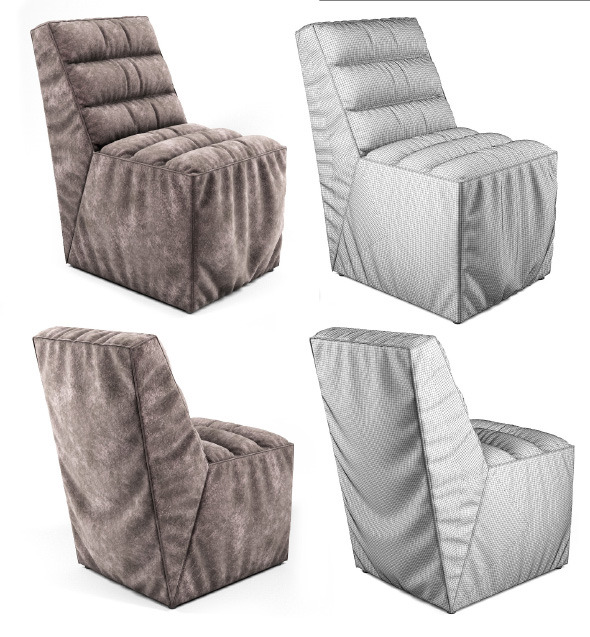 3DOcean Soft Chair with pleats 9208586 3DOcean Soft Chair with pleats 9208586