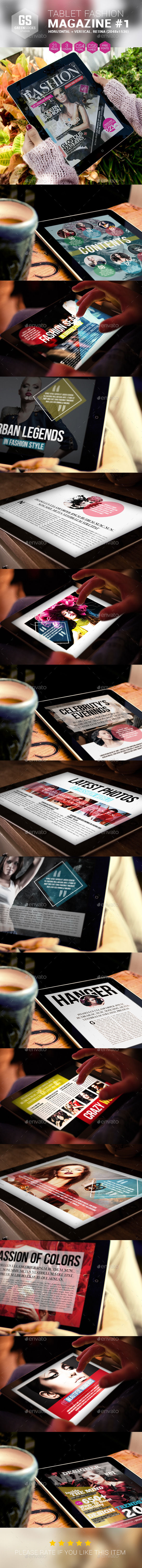 GraphicRiver Tablet Fashion Magazine 9208823 GraphicRiver Tablet Fashion Magazine 9208823