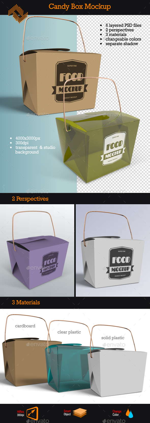 Candy Box Mockup