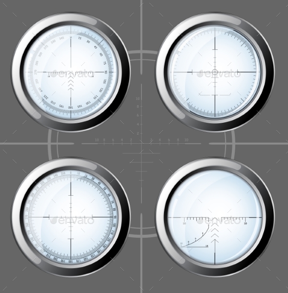 GraphicRiver Set of Sniper Scopes over Grey Background 9209308 GraphicRiver Set of Sniper Scopes over Grey Background 9209308