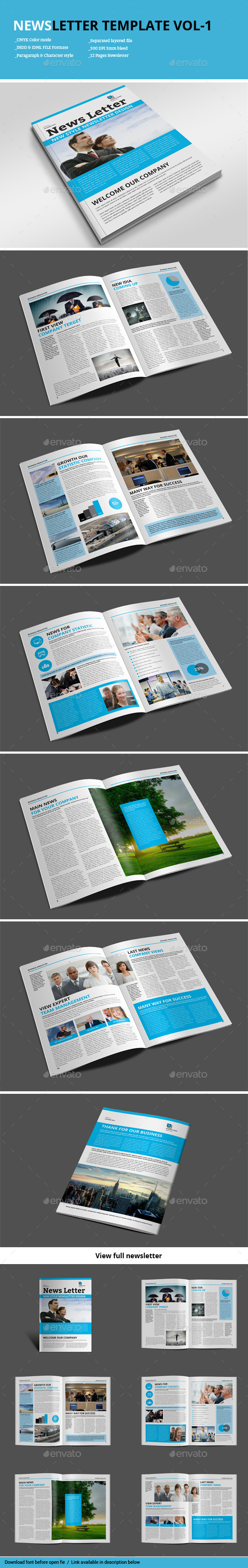 Newsletter Template Vol-1 Newsletter Template Vol-1