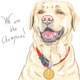 Vector Cartoon Black Dog Breed Labrador Ret by Kavalenkava | GraphicRiver