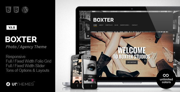 Boxter - Creative Responsive WordPress Theme