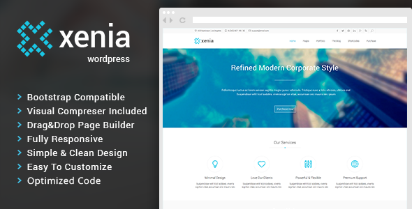 ThemeForest Xenia Refined WordPress Corporate Theme 8736962 ThemeForest Xenia Refined WordPress Corporate Theme 8736962