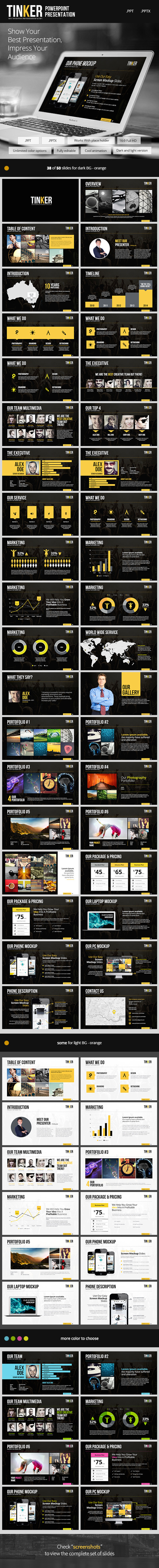 TINKER Powerpoint Template TINKER Powerpoint Template