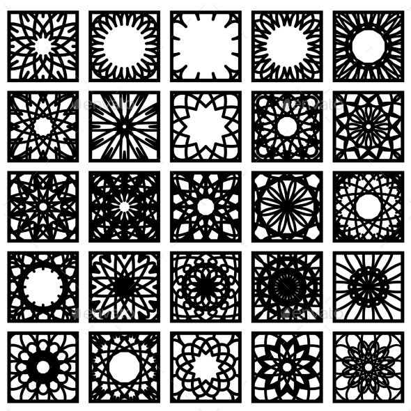 GraphicRiver Square Ornament Set 9213163 GraphicRiver Square Ornament Set 9213163