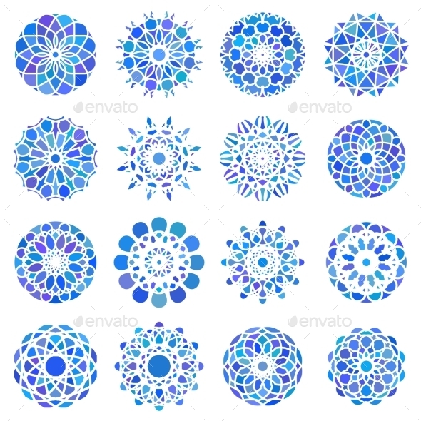 GraphicRiver Round Ornament Set 9213168 GraphicRiver Round Ornament Set 9213168