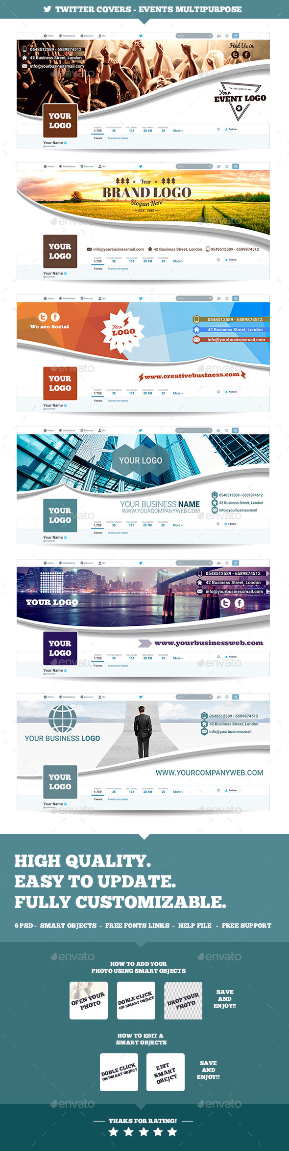 GraphicRiver Twitter Covers Events Multipurpose 9213174 GraphicRiver Twitter Covers Events Multipurpose 9213174