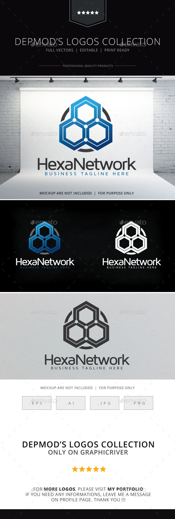 GraphicRiver Hexa Network Logo 9213433 GraphicRiver Hexa Network Logo 9213433