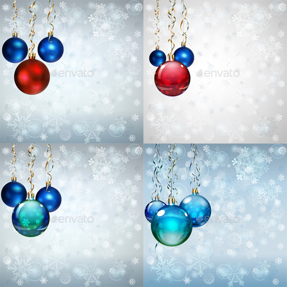 GraphicRiver Backgrounds with Christmas Balls 9214034 GraphicRiver Backgrounds with Christmas Balls 9214034