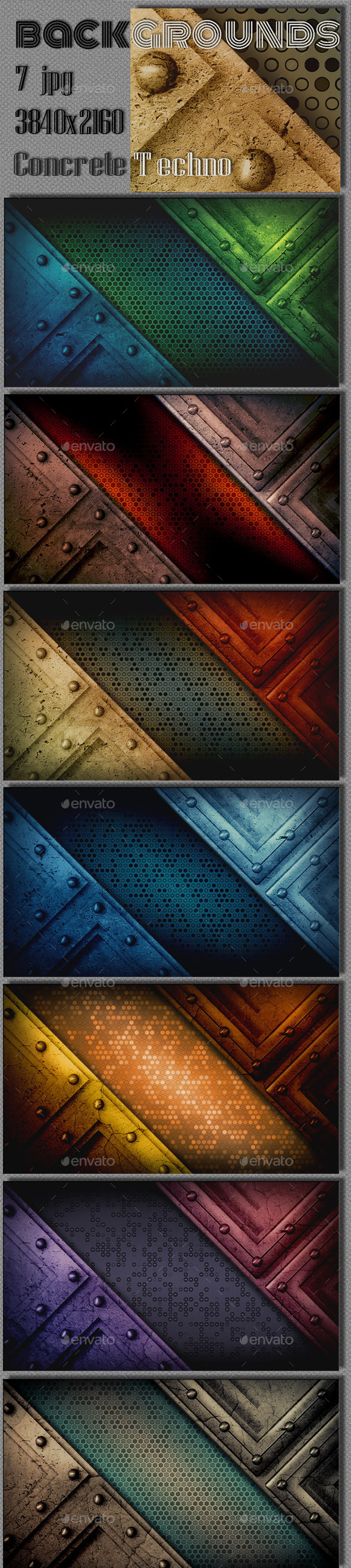 GraphicRiver Concrete Techno Wall Background 9214170 GraphicRiver Concrete Techno Wall Background 9214170