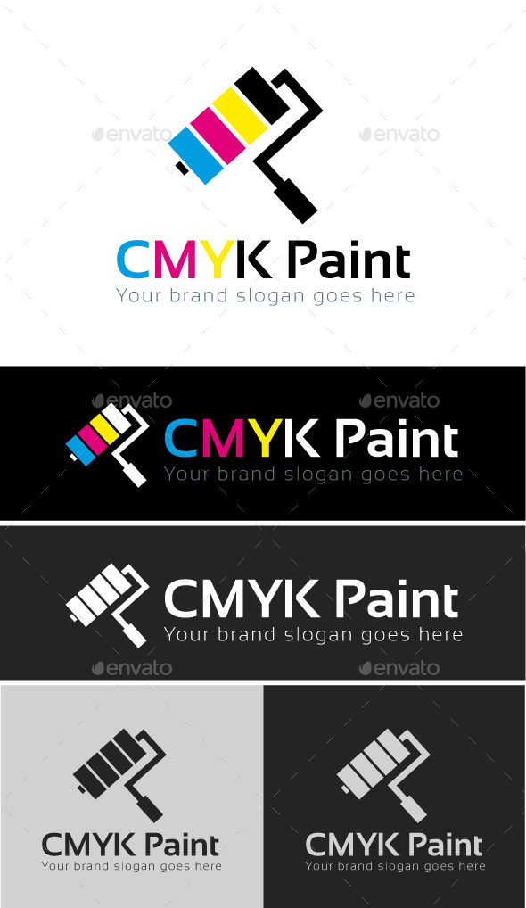 GraphicRiver CMYK Paint Logo Template 9214343 GraphicRiver CMYK Paint Logo Template 9214343