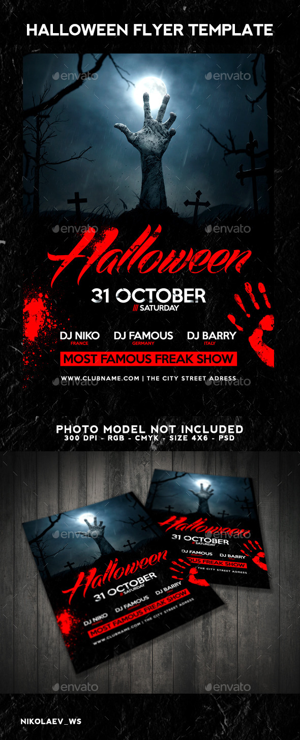 GraphicRiver Halloween Flyer 9214379 GraphicRiver Halloween Flyer 9214379