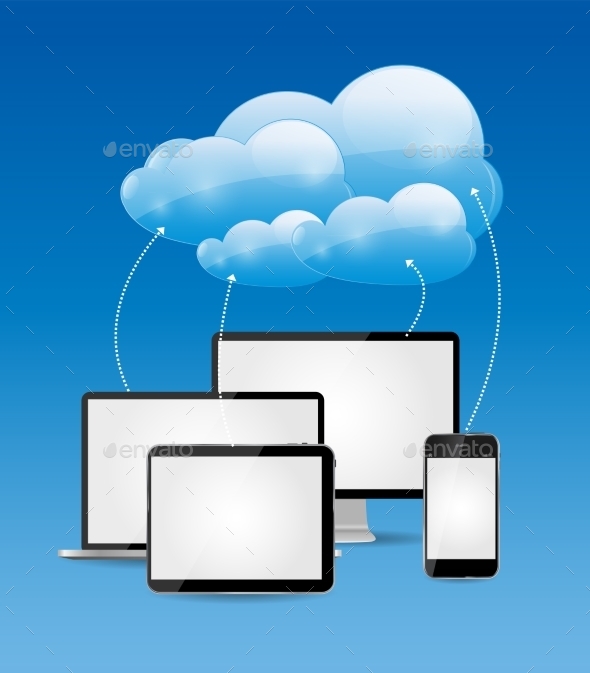 GraphicRiver Cloud Computing Business Concept Vector 9214440 GraphicRiver Cloud Computing Business Concept Vector 9214440