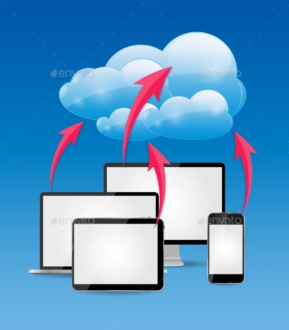 GraphicRiver Cloud Computing Business Concept Vector 9214453 GraphicRiver Cloud Computing Business Concept Vector 9214453