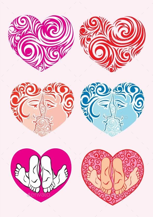 GraphicRiver Heart Decoration 9214539 GraphicRiver Heart Decoration 9214539