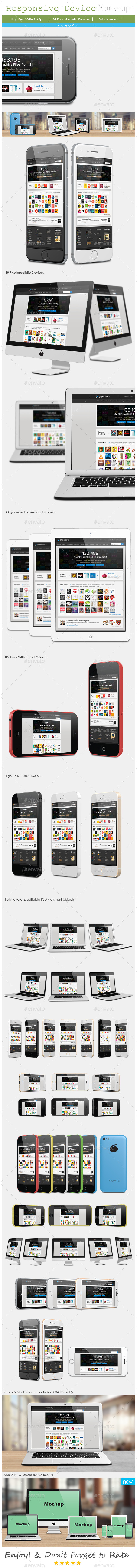 Responsive Screen Mockup Devices Responsive Screen Mockup Devices