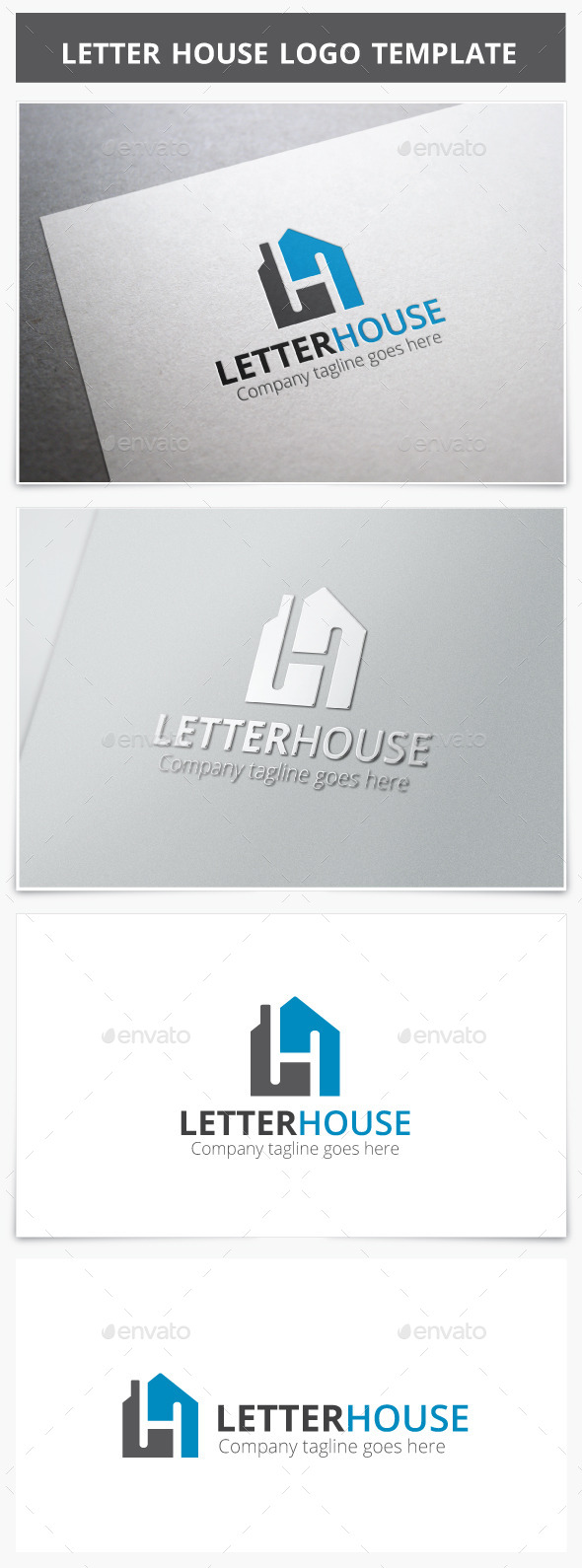 GraphicRiver Letter House Logo 9215656 GraphicRiver Letter House Logo 9215656