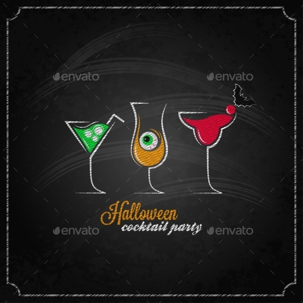 GraphicRiver Halloween Party Cocktails Background 9215731 GraphicRiver Halloween Party Cocktails Background 9215731