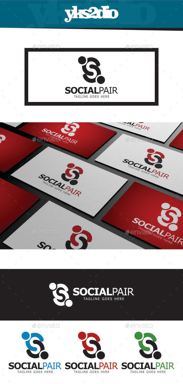 GraphicRiver Social Letter S Logo 9216807 GraphicRiver Social Letter S Logo 9216807