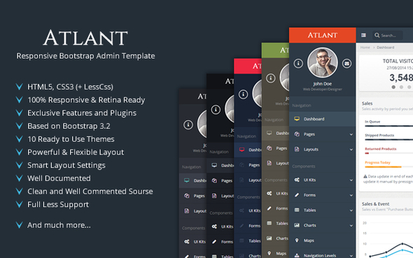 ThemeForest Atlant Responsive Bootstrap Admin Template 9217590 ThemeForest Atlant Responsive Bootstrap Admin Template 9217590