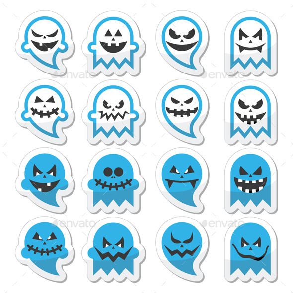 Halloween Scary Ghost Set