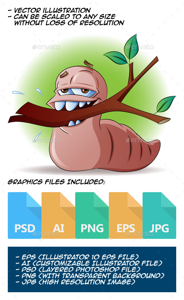 GraphicRiver Naughty Worm 9219604 GraphicRiver Naughty Worm 9219604