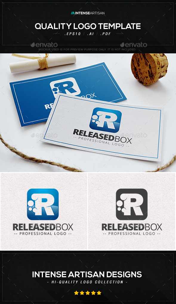 GraphicRiver Released Box Logo Template 9219744 GraphicRiver Released Box Logo Template 9219744